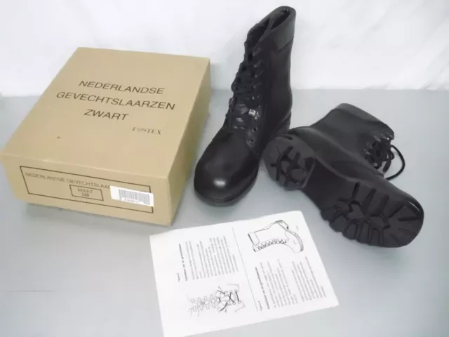 Niederländische Kampfstiefel 280 Lederstiefel BW Stiefel Boots Militär