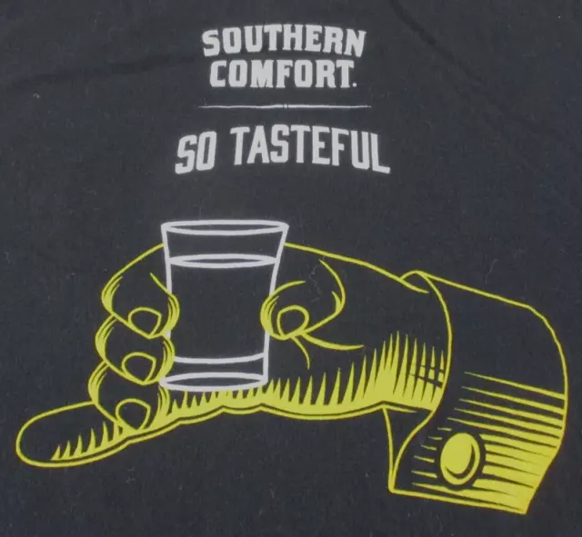 Southern Comfort Shirt Mens Large Black Whiskey America Soco Sours Adult