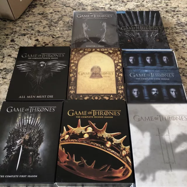 Game of Thrones: The Complete Series (blu-ray)  Like new Watched Once!