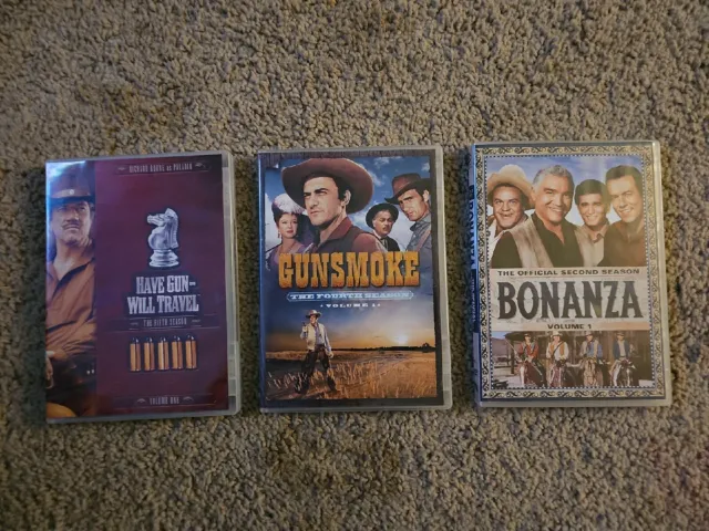 Bonanza Gunsmoke Have Gun Will Travel Dvd Lot