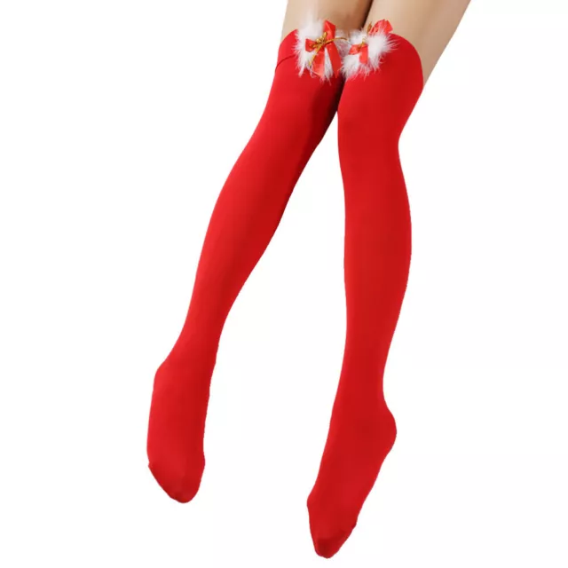 Christmas Tights Stockings Holiday Knee High Socks Knee High Xmas Socks
