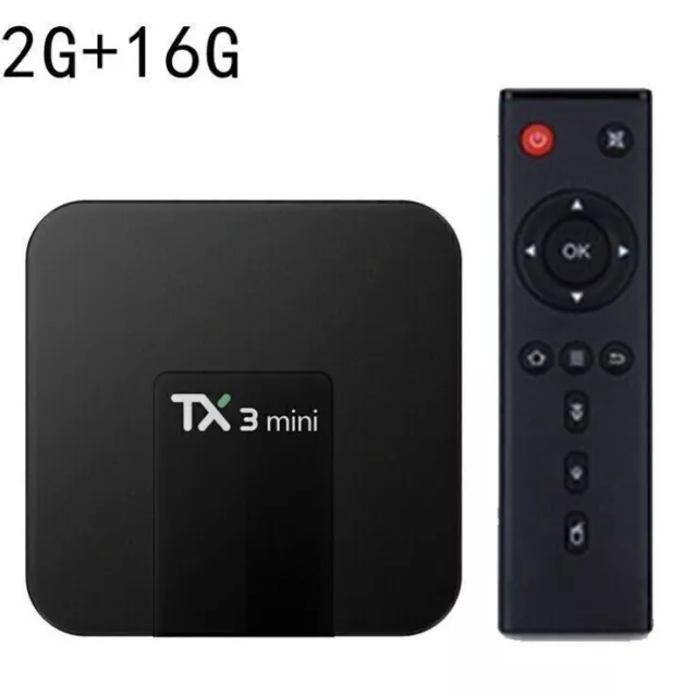 TX3 Mini For Android10 4K SMART TV Media Player Quad-Core WIFI 2GB+16GB