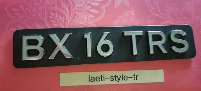 M08402 Citroën BX 16 TRS 17cm logo emblème insigne sigle vintage automobile