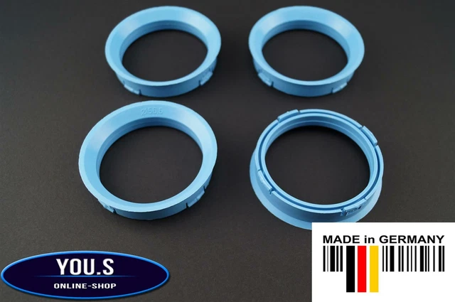 Bagues De Centrage 66.6-58.1mm - Évite Les Vibrations Jante