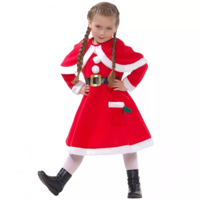 Little Miss Santa Claus Kostüm für Mädchen Weihnachten Party Outfit