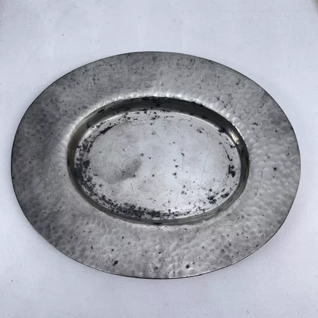 Antique A.m. & Co. English Pewter Bowl 15.5 Cm