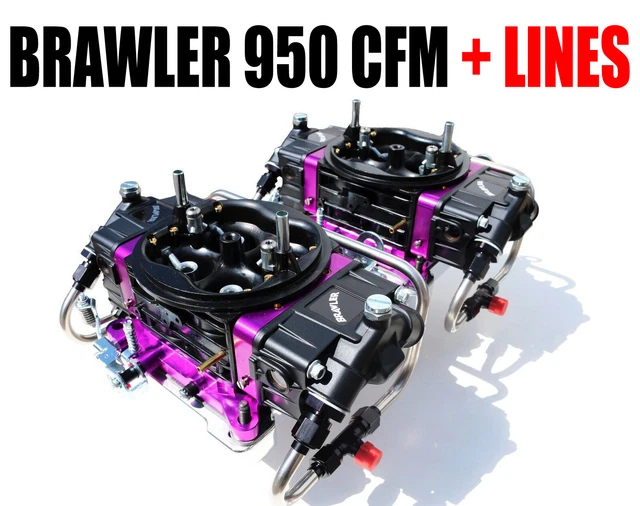 QUICK FUEL 950 Cfm Black Blower Supercharger 4150 Carbs Br67304B2 W