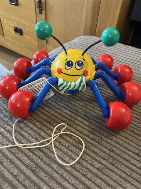 VINTAGE TOMY WEBSTER The Spider Pull Along Toy With Sound 1999 £10.80 ...