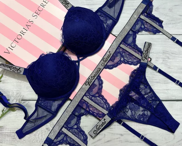 Victoria Secret Shine Strap Bra 32B FOR SALE! - PicClick