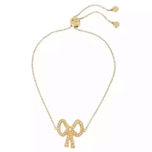 Coach Pave Bow Slider Bracelet