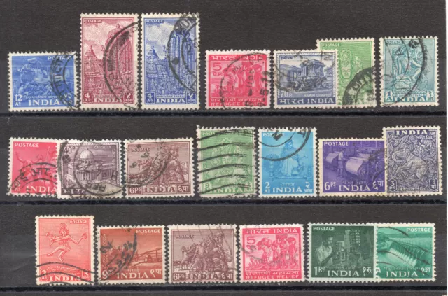 Schönes altes Briefmarken-Lot aus Indien
