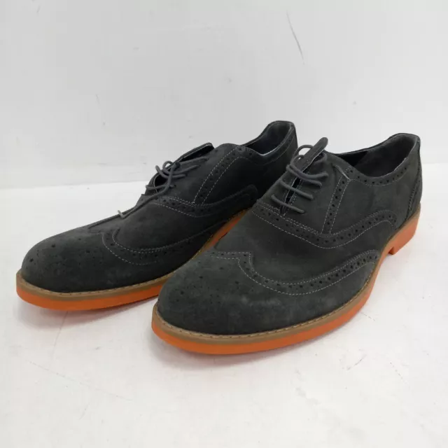 COOGAN BROGUE SHOES Men s Size UK 11 Grey Suede RMF41 MA 10.50