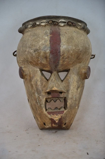 African Tribal Art  Rare Salampasu Mask