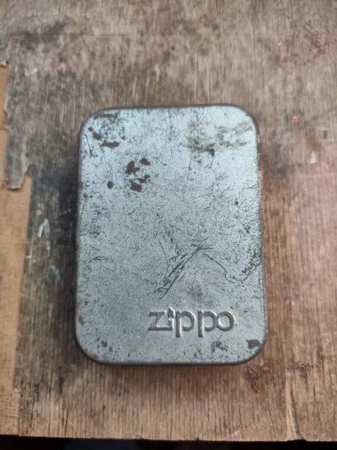 Vintage Zippo Tin Metal Box Only for Lighter Model 250AB 995 BUDWEISER '96