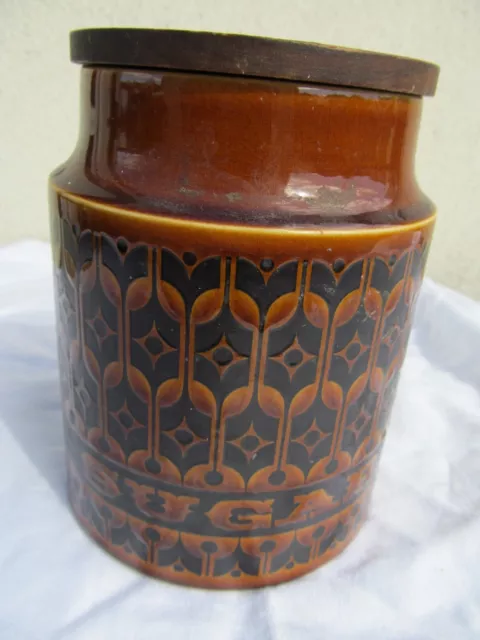Vintage Hornsea Pottery sugar storage jar