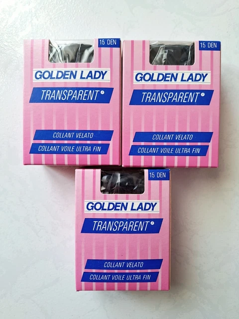 Lot De 3 Collants Golden Lady 15 Den – Taille 2, Couleur Brenda, Voile Fin