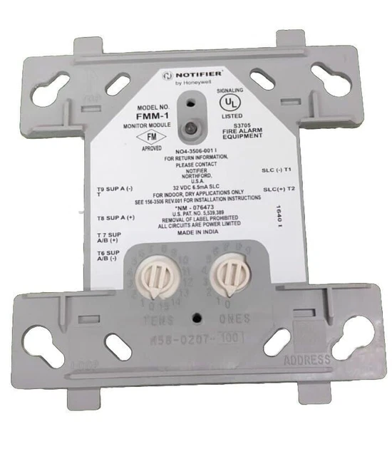 NOUVEAU MODULE DE contrôle sécurité incendie Honeywell Notifier FMM-1 ...