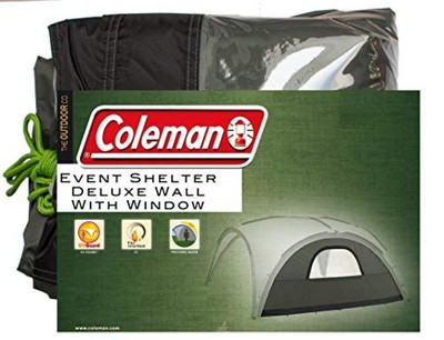Coleman Coleman 2000011830 Parete Laterale con Finestre per Gazebo Nero Un TG. Unica 