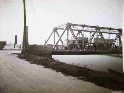 FOTOGRAFIA D'EPOCA ROVIGO PONTE SULL'ADIGE  ORIGINALE 