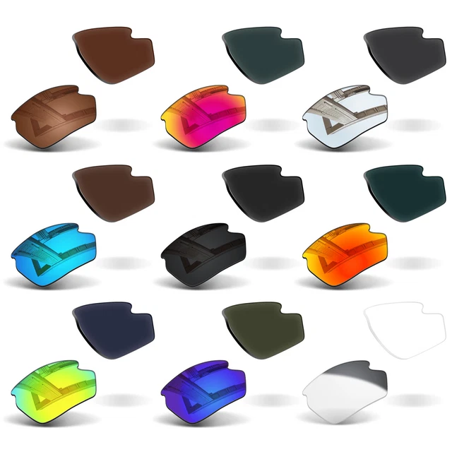 Lenti Sostitutive Polarizzate Walleva Per Occhiali Spy Optic DIRK, Colore Rosso Fire, Protezione UV