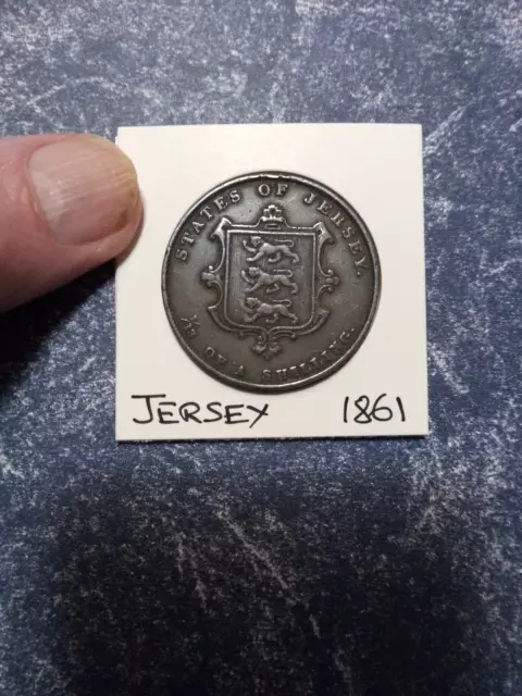 Jersey 1/13 shilling 1861