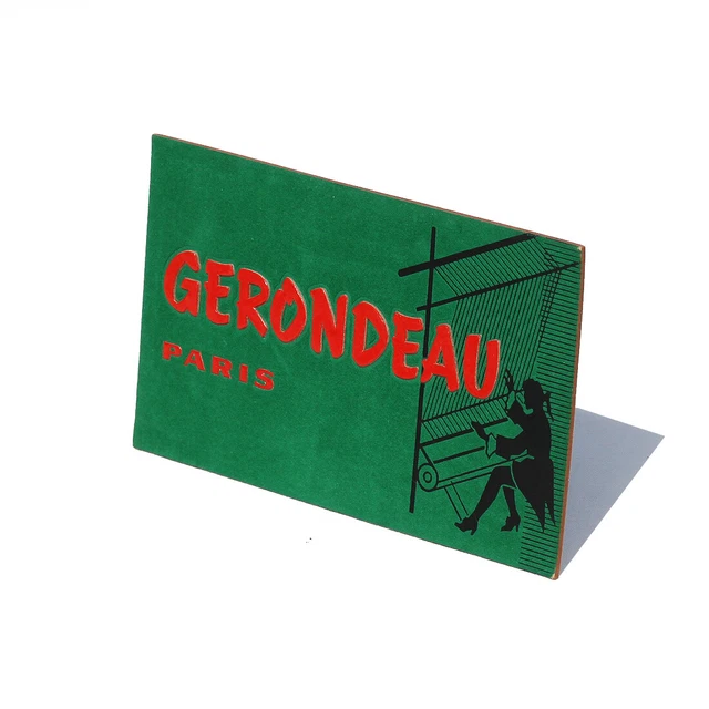 Carton Publicitaire Ancien LE NORMAND Semelles Caoutchouc - Années 1930, PLV Collection Normandie, Original
