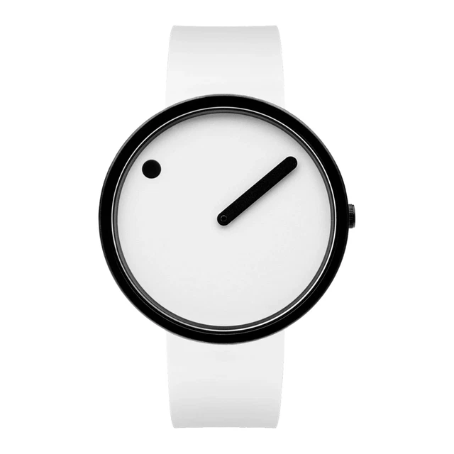 Picto 43379-0220MB Bianco Dial E Silicone Cinturino Polso