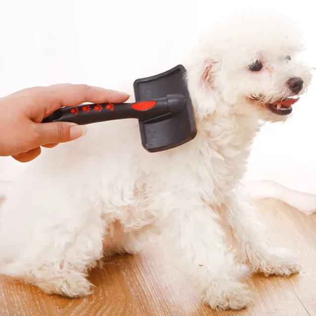 Pet Cat Dog Comb Hair Remover Self Cleaning Flea Needle Comb Pet Hair Brush 6