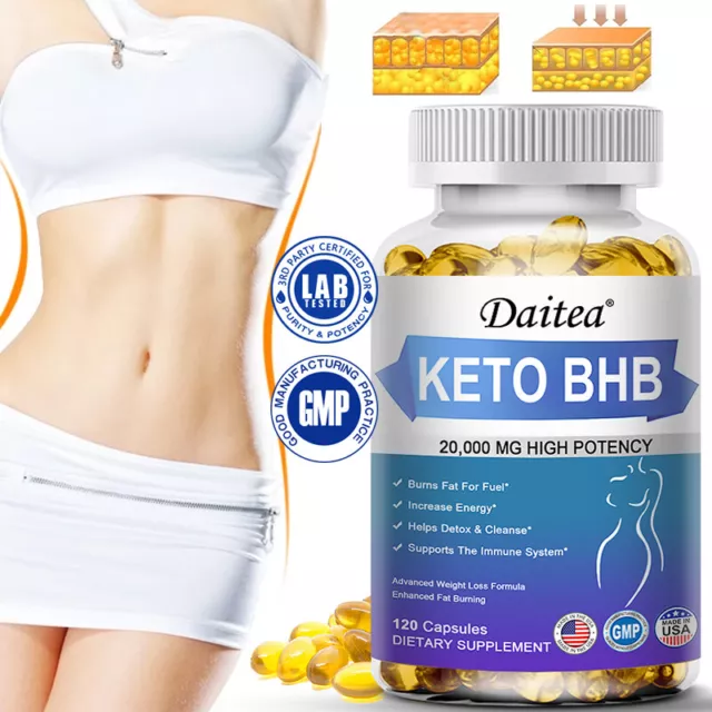 Keto-Diät-Kapseln BHB Advanced Ketosis zur schnellen Fettverbrennung