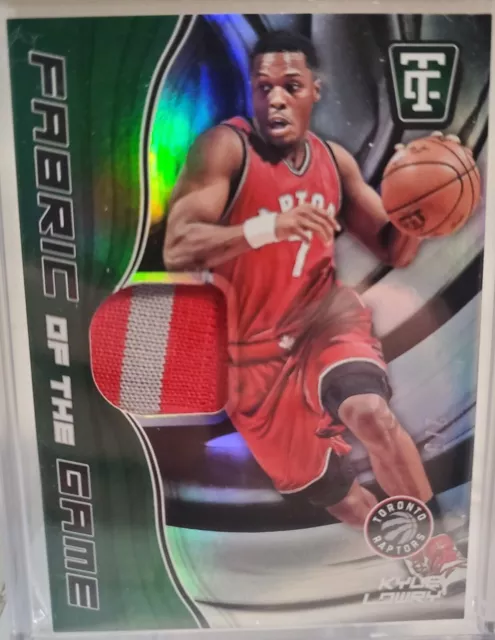 2017 Panini Totally Certified Relic Jersey Patch Green #/5 KYLE LOWRY #FG-KLR SP