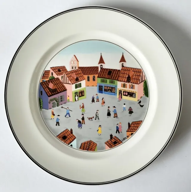 Villeroy and Boch Design Naif Dinner Plates x 2 - Old Village Square -  Laplau