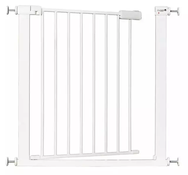 Cuggl Safety Gate White, pressure fit 75-81cm, used, great condition, RRP £25.00