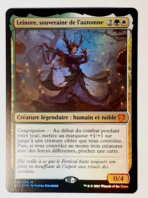 Leinore, souveraine de l'automne Autumn Sovereign foil    MTG Magic VF