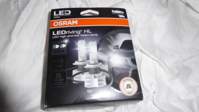 OSRAM LEDRIVING HL Gen 2 12v 24v H7 6000K White LED Headlight Headlamp Bulbs  Kit £72.95 - PicClick UK