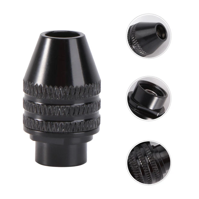 2 Pcs Drill Adapeter Electric Grinding Drill Chuck Aluminum Alloy