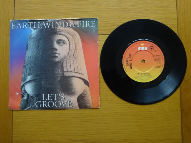 Earth Wind and Fire Let's Groove 7" 1981 Soul Funk Disco