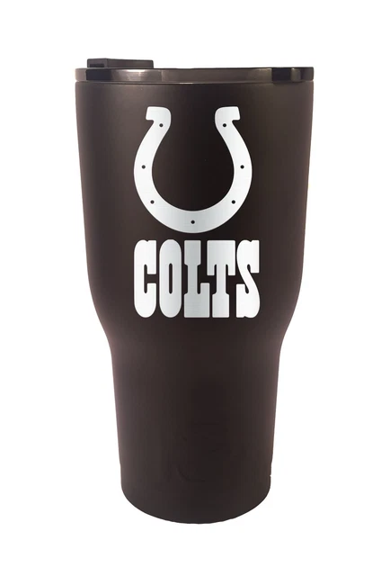 Indianapolis Colts RTIC Laser Engraved 20 or 30 oz Stainless Steel Tumbler