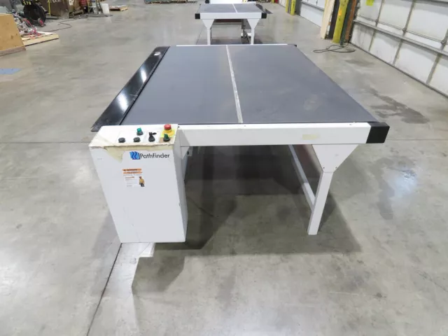 Pathfinder EasyLoader 80"W x 60"L Flat Belt Wide Conveyor Table 54 FPM 240V 1PH