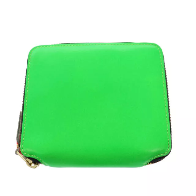 Comme Des Garcons Super Fluo Wallet Flow Leather Bifold Sa2100Sf