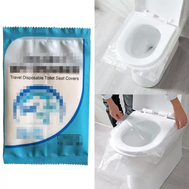 50 pcs Disposable Toilet Seat Cover for Travel Paper Flushable Potty Train