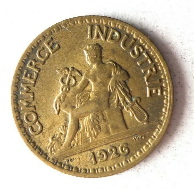 1926 France 50 Centimes - Haute Qualité Pièce de Monnaie Poubelle #312