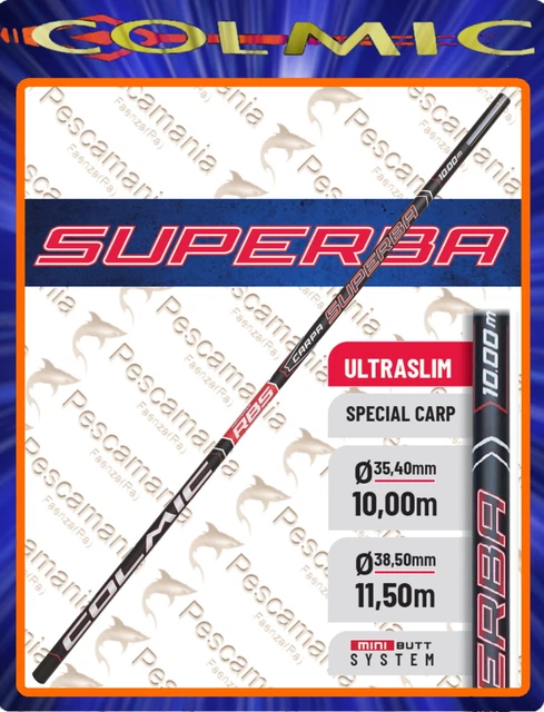 Canna Roubaisienne Colmic RBS SPEED K40 - 10 Mètres - Specimen Carp