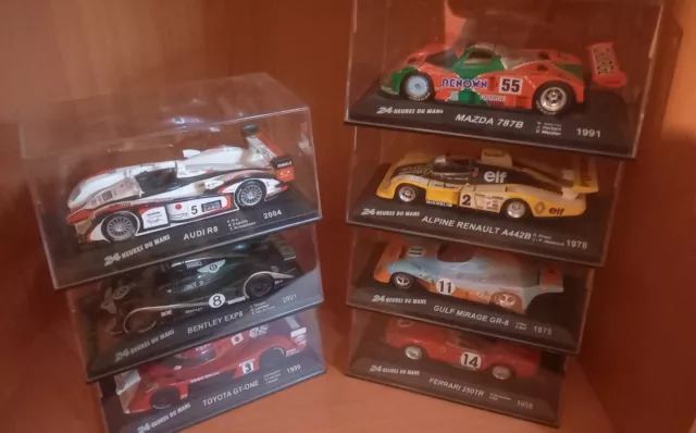 Lote de 7 coches de las 24 horas de LeMans a 1/43