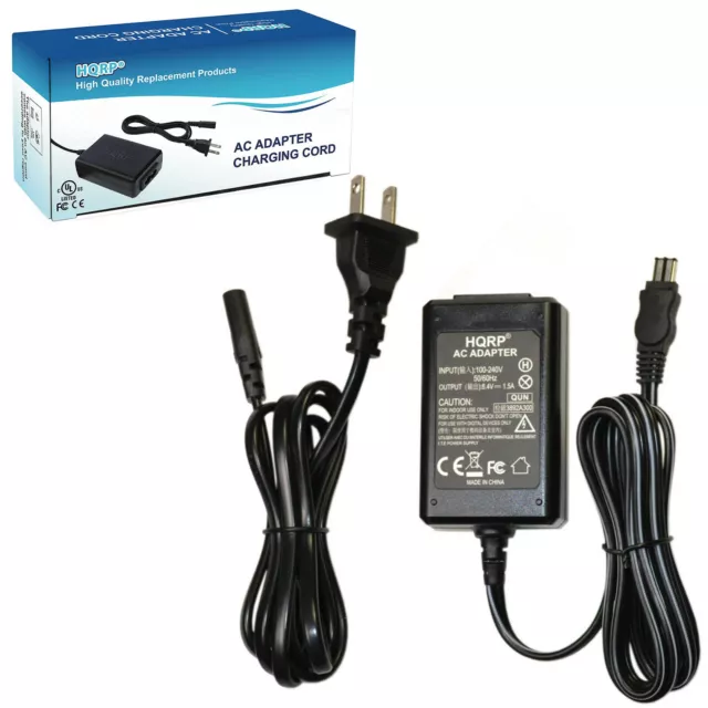 HQRP AC Adapter for Sony Handycam DCR-TRV255 DCR-TRV260 TRV255E TRV260E Charger