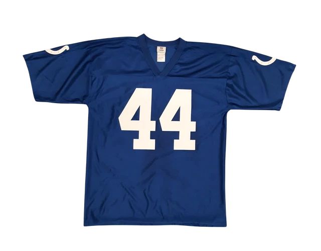 Vintage NFL Blue V-Neck T-Shirt Size L