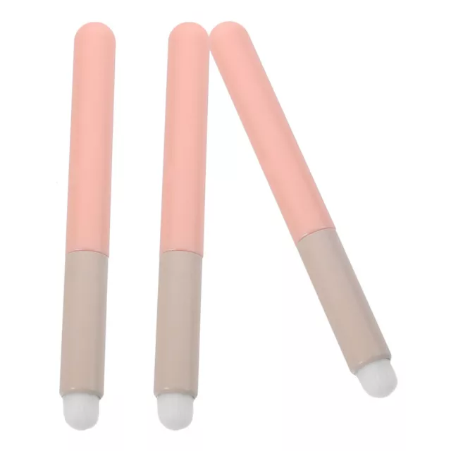 3pcs Lip Brush Applicators Women Makeup Brush Travel Lipstick Applicators Girls