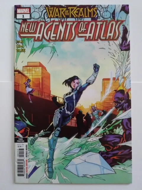 War Of The Realms New Agents Of Atlas #1 3Rd Print Marvel  🔑