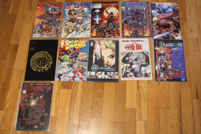 IMAGE Comic Book Lot 11- Prophet - Black Ops - Tenth - Warlords - Tribe
