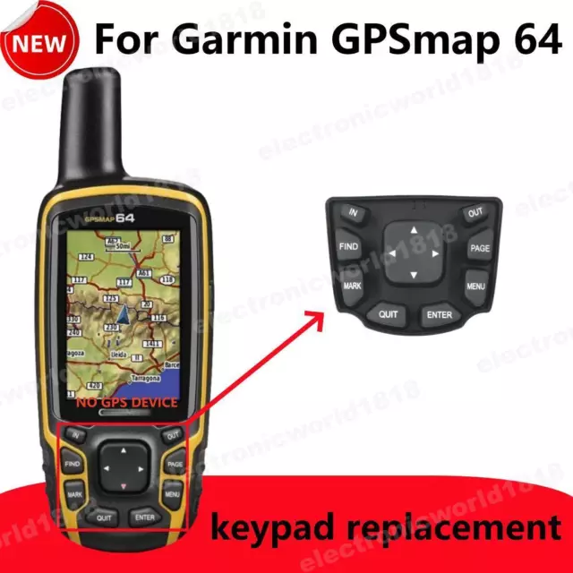 Keypad For Garmin GPSMAP 64 Handheld Outdoor GPS Keyboard Button Replacement NEU