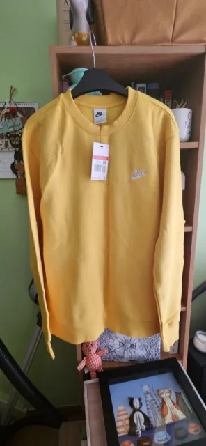 maglione Nike giallo vintage
